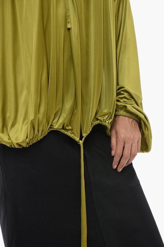  생로랑 블라우스 834202 Y7F98 3363 Green - SAINT LAURENT