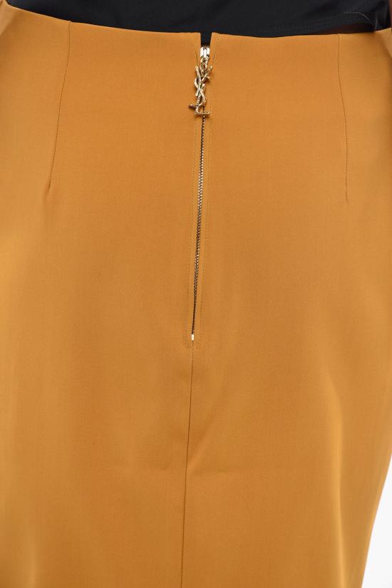  생로랑 롱 스커트 852654Y5J197746 Orange - SAINT LAURENT
