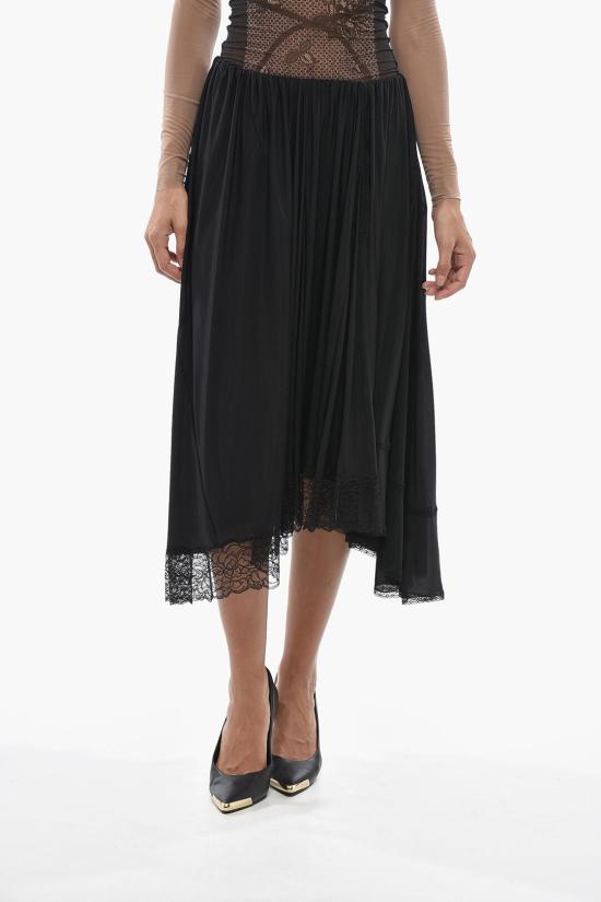  발렌시아가 롱 스커트 725118 TAV54 1000 27 Black