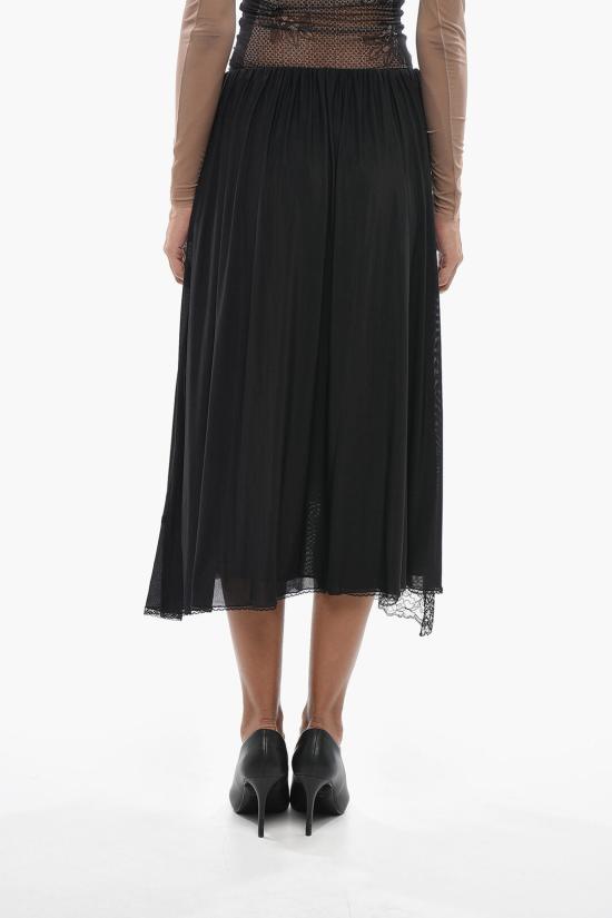  발렌시아가 롱 스커트 725118 TAV54 1000 27 Black - BALENCIAGA