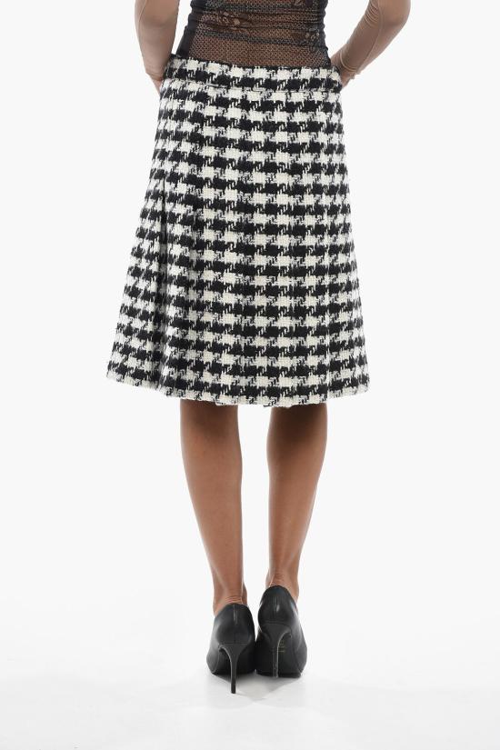  셀린느 숏 스커트 RJ02V0441CAX2 Black White - CELINE