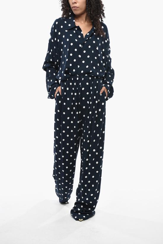  발렌시아가 스트레이트 팬츠 681822 TQLH7 8075 29 Blue - BALENCIAGA