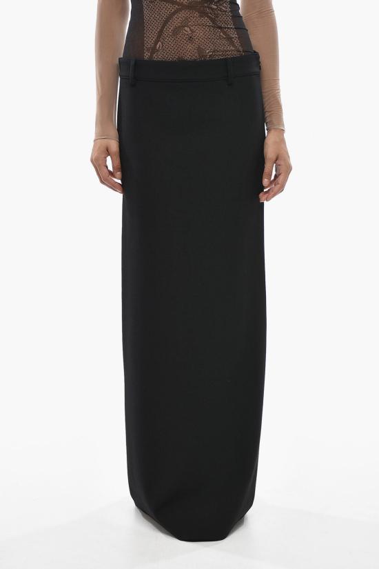  발렌시아가 롱 스커트 704350 TLT17 1000 26 Black