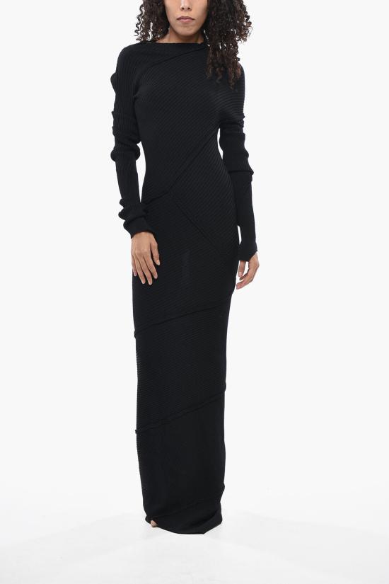  발렌시아가 롱 원피스 751094 T5199 1000 28 Black