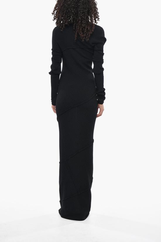  발렌시아가 롱 원피스 751094 T5199 1000 28 Black - BALENCIAGA