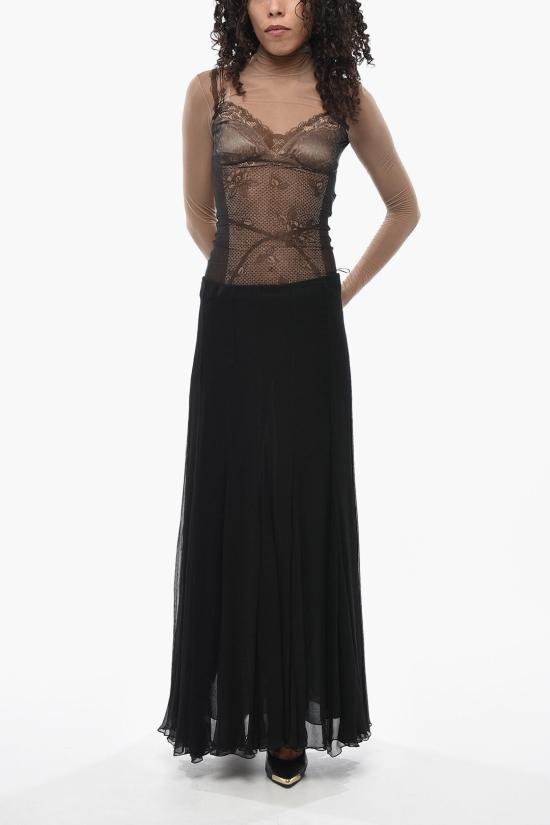  끌로에 롱 스커트 CH25WJU20 001 001 Black - CHLOE