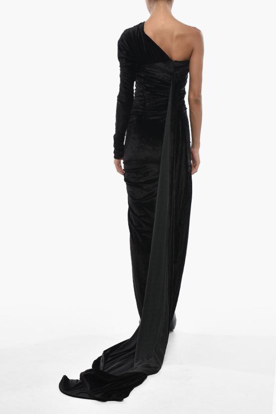  발렌시아가 롱 원피스 794443 TKQ22 1000 Black - BALENCIAGA