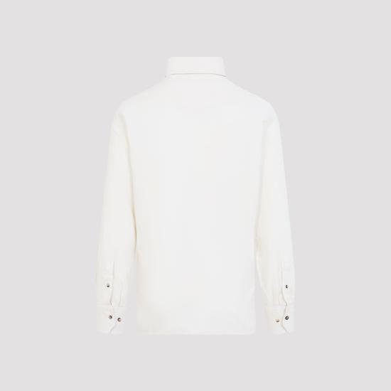 26FW 브루넬로 쿠치넬리 긴팔 셔츠 ML6884008 C6066 BUTTER - BRUNELLO CUCINELLI