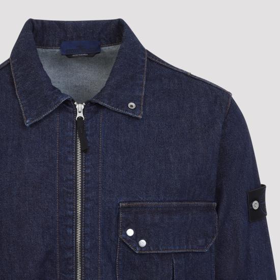 26FW 스톤 아일랜드 긴팔 셔츠 L2S141200002 S00J7 VJ201 BLUE RINSE - STONE ISLAND