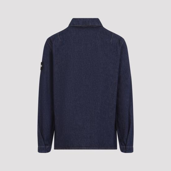 26FW 스톤 아일랜드 긴팔 셔츠 L2S141200002 S00J7 VJ201 BLUE RINSE - STONE ISLAND