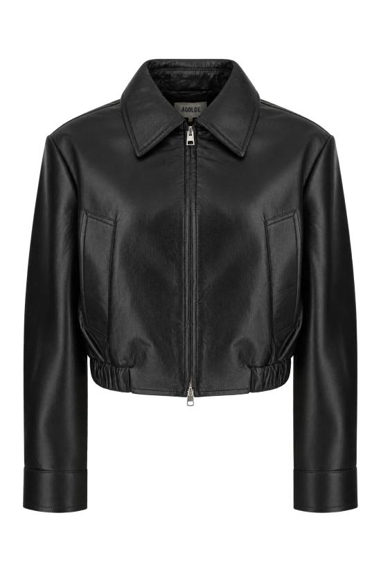 26FW 에이골디 가죽 자켓 A51401285 BLACK