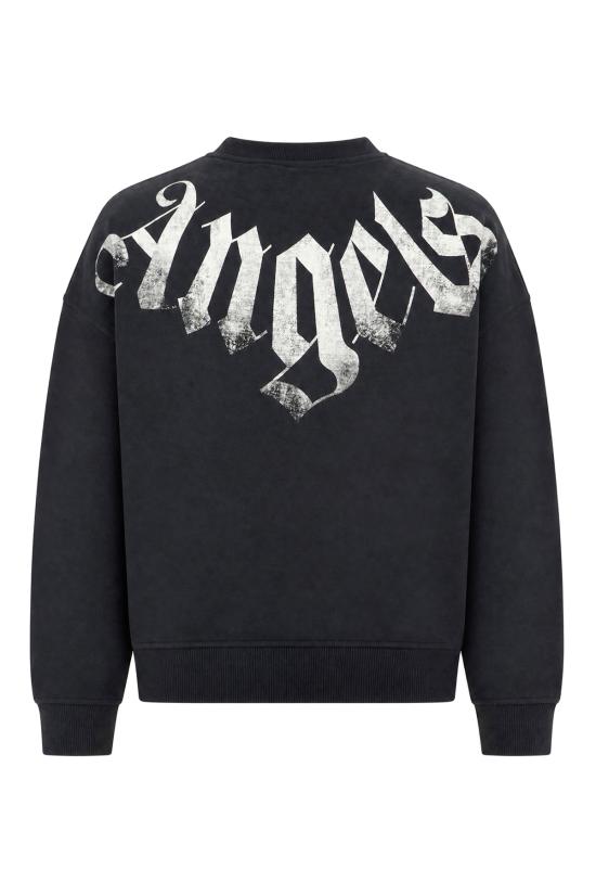 26FW 팜앤젤스 후드 티셔츠 PAMBA004FL001 1003 BLACK OFF WHITE - PALM ANGELS