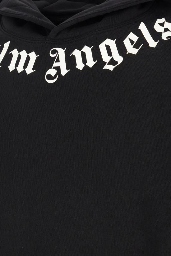 26FW 팜앤젤스 후드 티셔츠 PAMBB003FL001 1003 BLACK OFF WHITE - PALM ANGELS