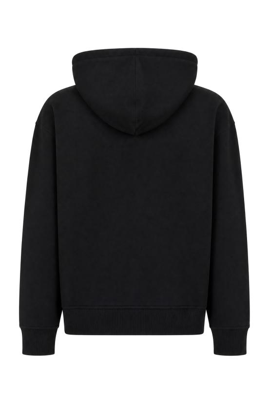 26FW 팜앤젤스 후드 티셔츠 PAMBB003FL001 1003 BLACK OFF WHITE - PALM ANGELS