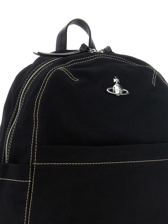 26FW 비비안웨스트우드 백팩 4A02000CUW01AYN401 Black - VIVIENNE WESTWOOD