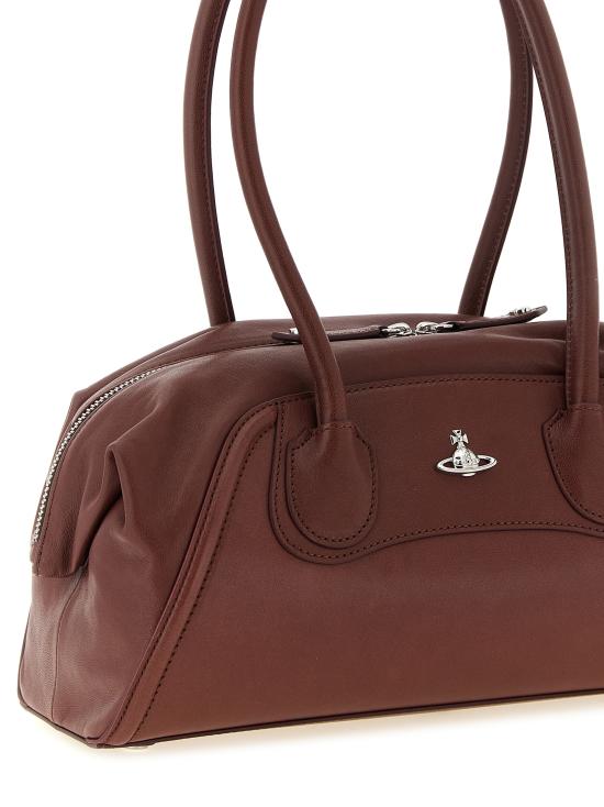 26FW 비비안웨스트우드 사피아노 레더 숄더백 4703000LWL00BXD405 Brown - VIVIENNE WESTWOOD
