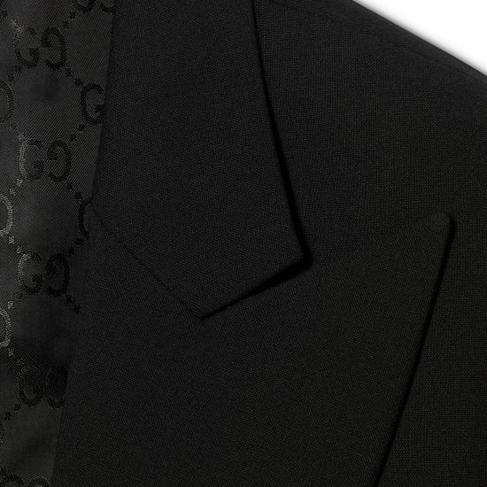 26SS 구찌 테크니컬 스트레치 울 재킷 864253ZAUPG1000 Black - GUCCI