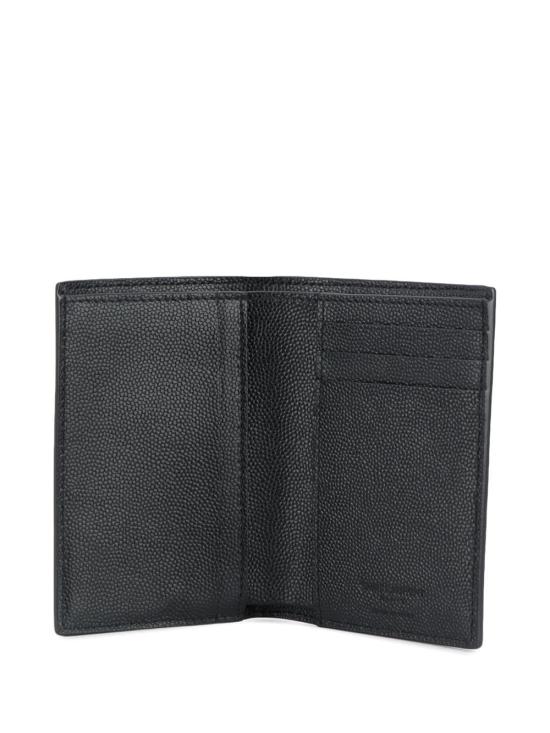 26FW 생로랑 그랑 드 뿌드르 엠보스드 레더 파리 크레딧 카드 지갑 668726 BTY0N 1000 NERO - SAINT LAURENT