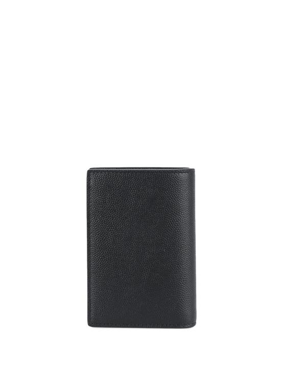 26FW 생로랑 그랑 드 뿌드르 엠보스드 레더 파리 크레딧 카드 지갑 668726 BTY0N 1000 NERO - SAINT LAURENT