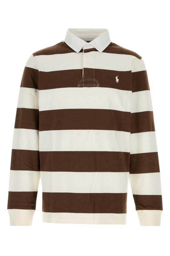 26FW 폴로 랄프로렌 아이코닉 럭비 셔츠 710717116 507 BROWN