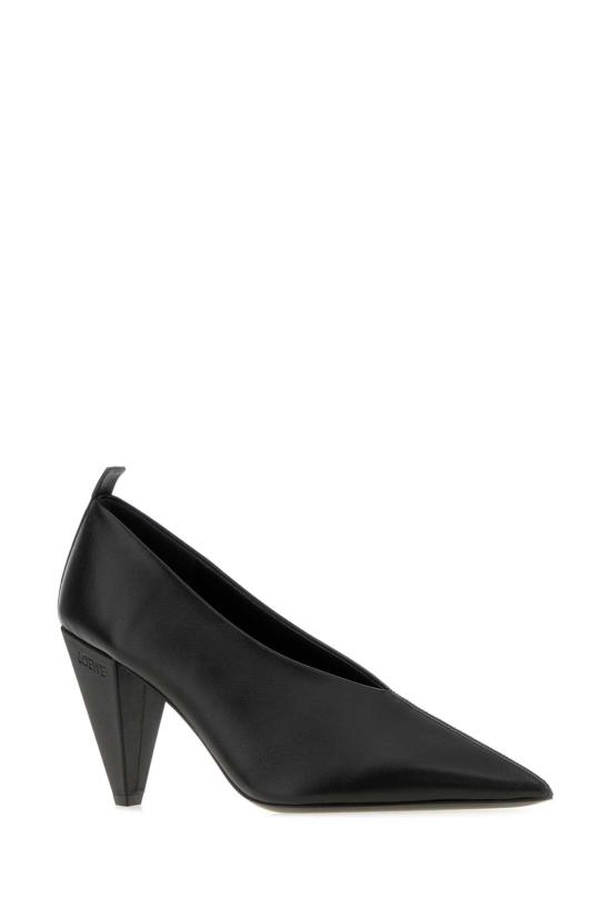 26FW 로에베 오리가미 큐빅 램스킨 펌프스 L815S01XAA BLACK - LOEWE