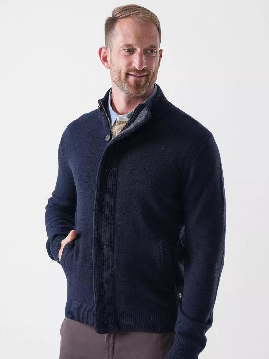 26FW 바버 스웨터 MKN0731 MKN NY91 NAVY - BARBOUR
