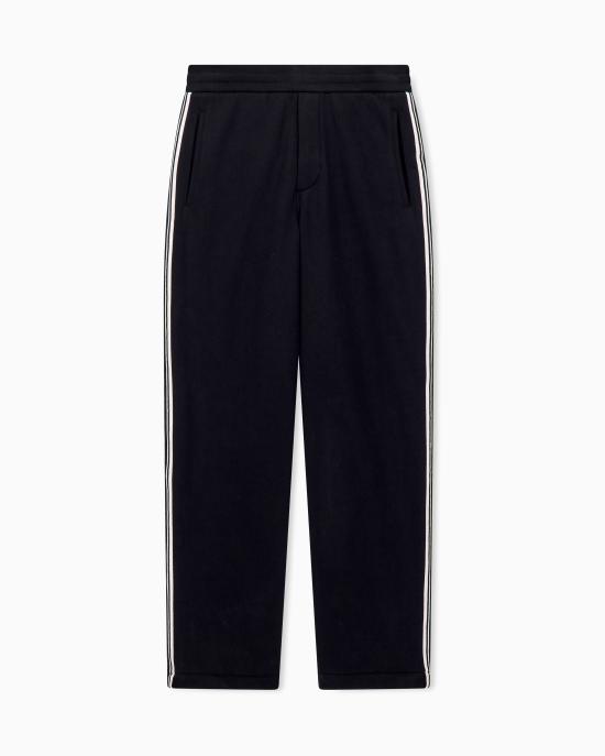 26FW 엠포리오 아르마니 스트레이트 팬츠 EM006884 AF13713 UC001 BLACK