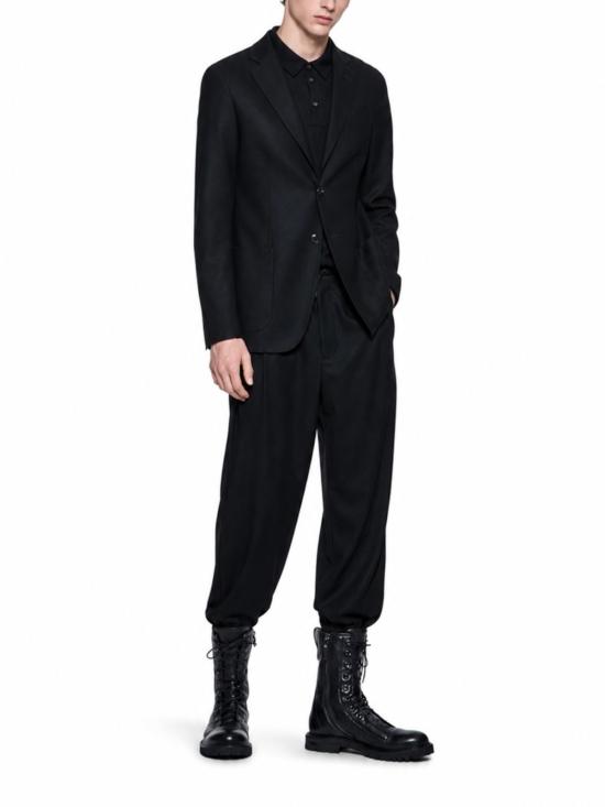  조르지오 아르마니 수트 자켓 캐시미어 블레이저 블루 - GIORGIO ARMANI