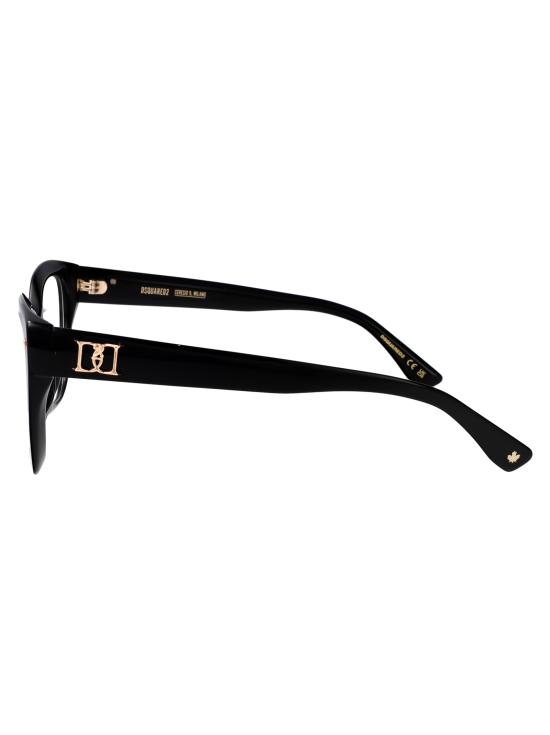 26FW 디스퀘어드2 안경 D2 0228 807 black - DSQUARED2