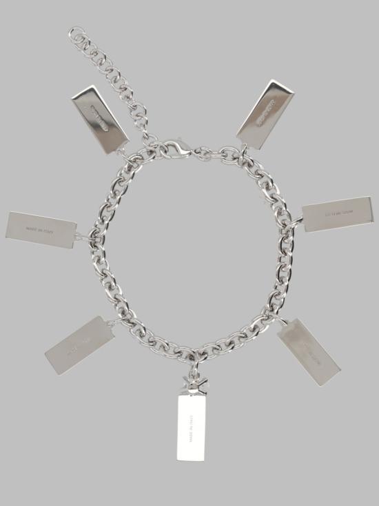  MM6 메종마르지엘라 브레이슬릿 Mm6 메종 마르지엘라 숫자 참 장식 실버 - MM6 MAISON MARGIELA