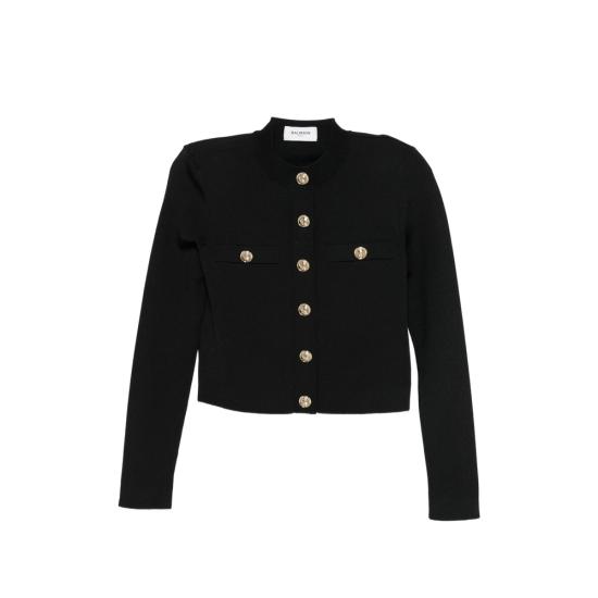 26FW 발망 가디건 JA000000 0054 0PA BLACK