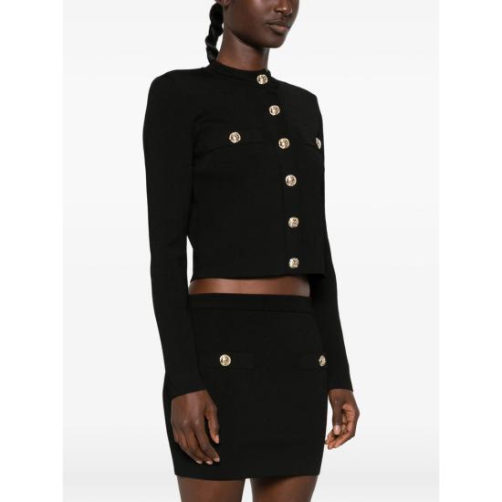 26FW 발망 가디건 JA000000 0054 0PA BLACK - BALMAIN