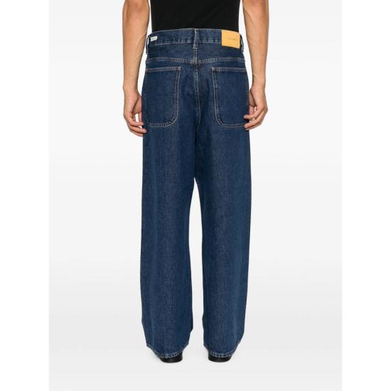 26FW 선플라워 데님 팬츠 5201 2 SUPER WIDE BLUWA BLUE - SUNFLOWER