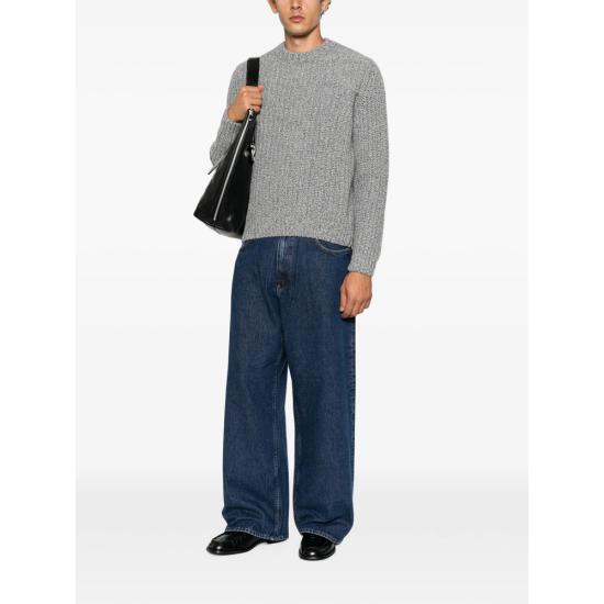 26FW 선플라워 데님 팬츠 5201 2 SUPER WIDE BLUWA BLUE - SUNFLOWER
