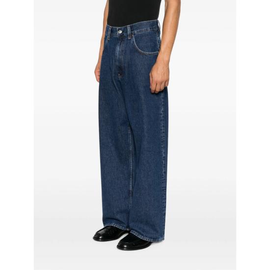 26FW 선플라워 데님 팬츠 5201 2 SUPER WIDE BLUWA BLUE - SUNFLOWER
