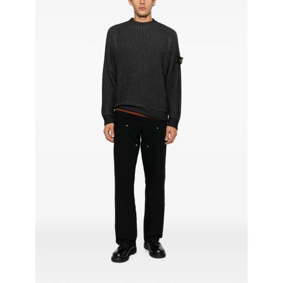 26FW 스톤 아일랜드 니트웨어 155100043 S0N21 V0029 BLACK GREY - STONE ISLAND