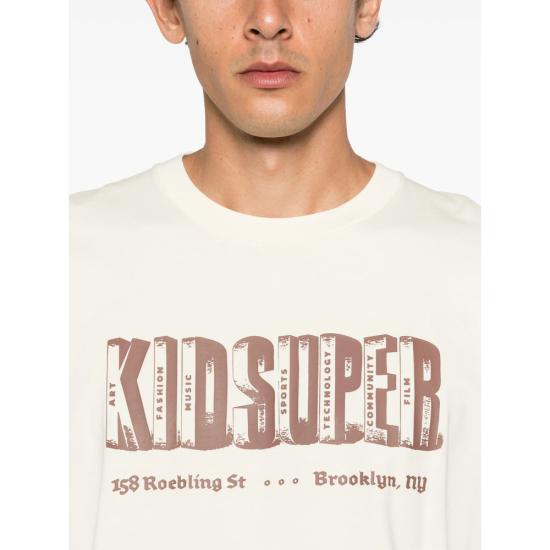 26FW 키드슈퍼 탑 TEE 03 CREAM BLUE - KIDSUPER