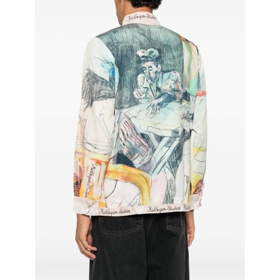 26FW 키드슈퍼 셔츠 LTP 04 MULTI NEUTRALS GREEN - KIDSUPER