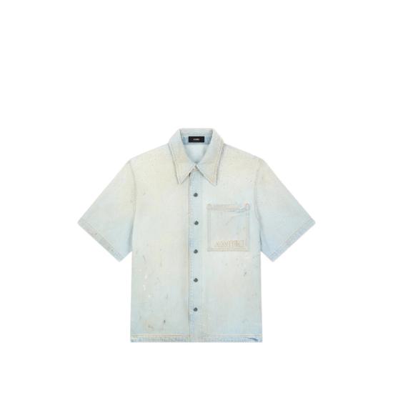 26FW 아미리 반팔 셔츠 AM426SH043 001A BLUE