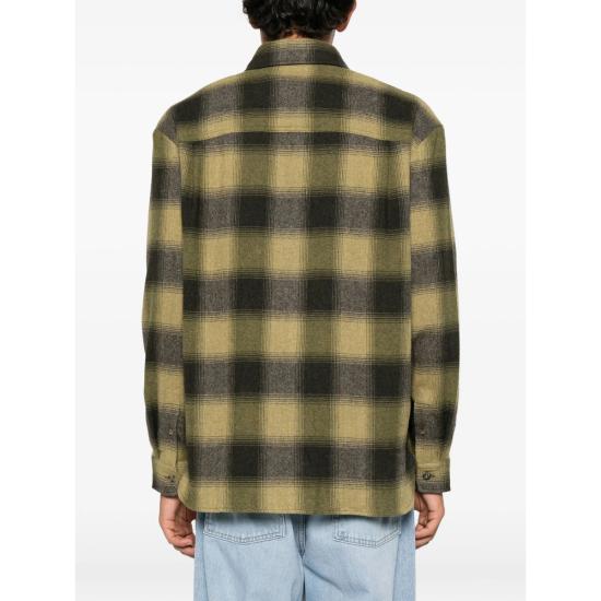 26FW 아페쎄 셔츠 WOATF H32058 JAA GREEN BLACK - A.P.C.