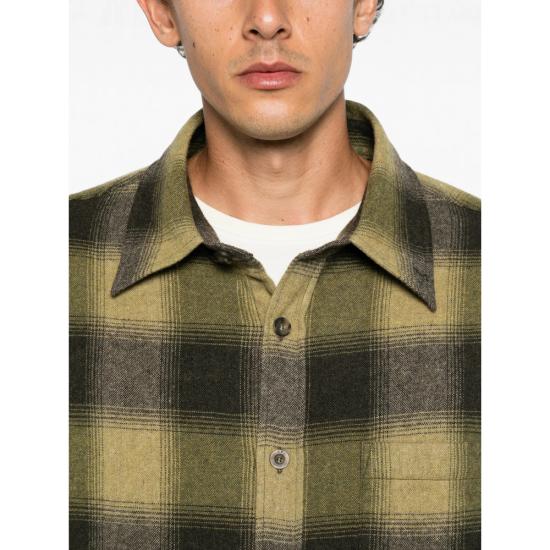 26FW 아페쎄 셔츠 WOATF H32058 JAA GREEN BLACK - A.P.C.