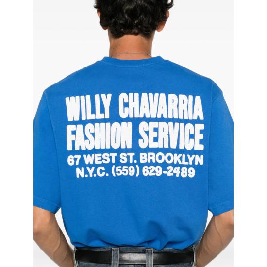 26FW 윌리 차바리아 탑 MUJTE029 098 061N RBLUE - WILLY CHAVARRIA