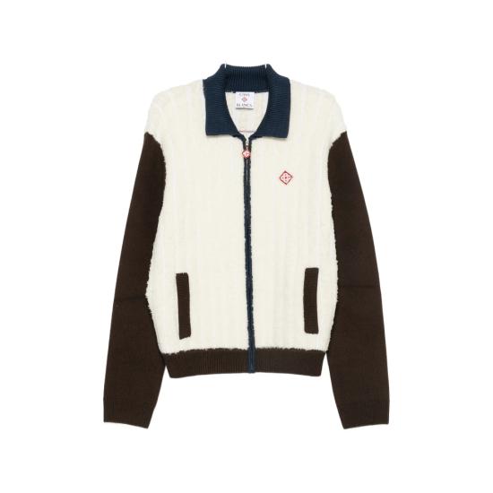 26FW 카사블랑카 자켓 AW26 KW 1475 01 WHBRO NEUTRALS BROWN