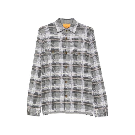 26FW 게스트 인 레지던스 자켓 M35710AM PLAID WORK HGREC GREY WHITE
