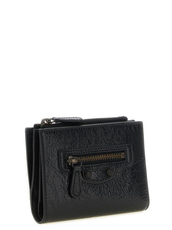 26FW 발렌시아가 르 시티 바이폴드 월렛 8463602ABFY1000 Black - BALENCIAGA