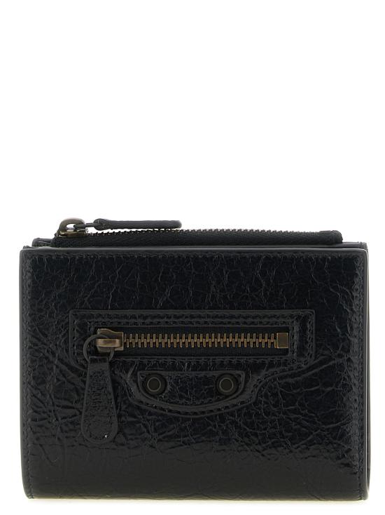 26FW 발렌시아가 르 시티 바이폴드 월렛 8463602ABFY1000 Black