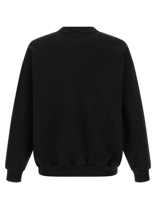 26FW 발렌시아가 팜트리 그래픽 로고 프린트 코튼 저지 맨투맨 A0016MTUVR11000 Black - BALENCIAGA