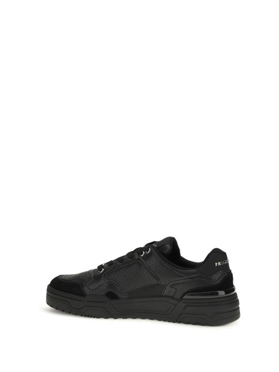  필립 플레인 스니커즈 프레데터 V2 로우탑  블랙/블랙 - PHILIPP PLEIN