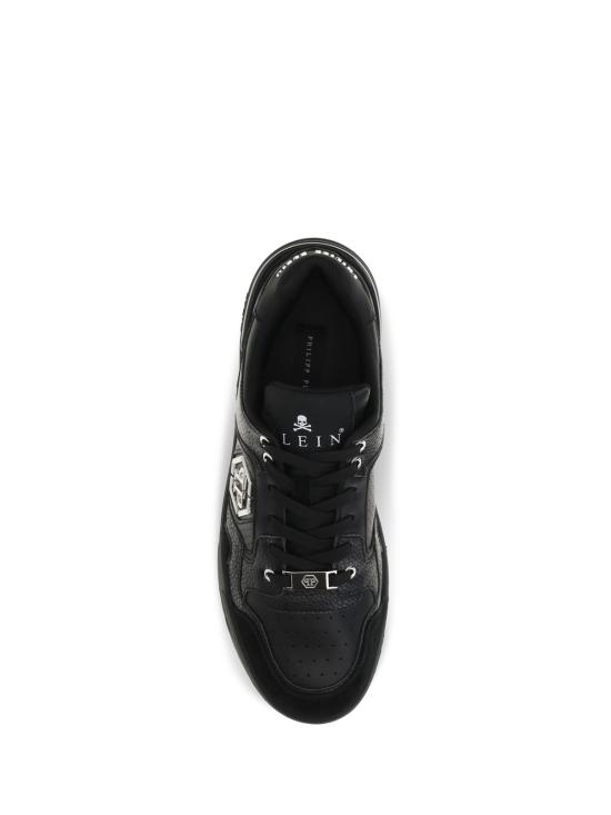  필립 플레인 스니커즈 프레데터 V2 로우탑  블랙/블랙 - PHILIPP PLEIN