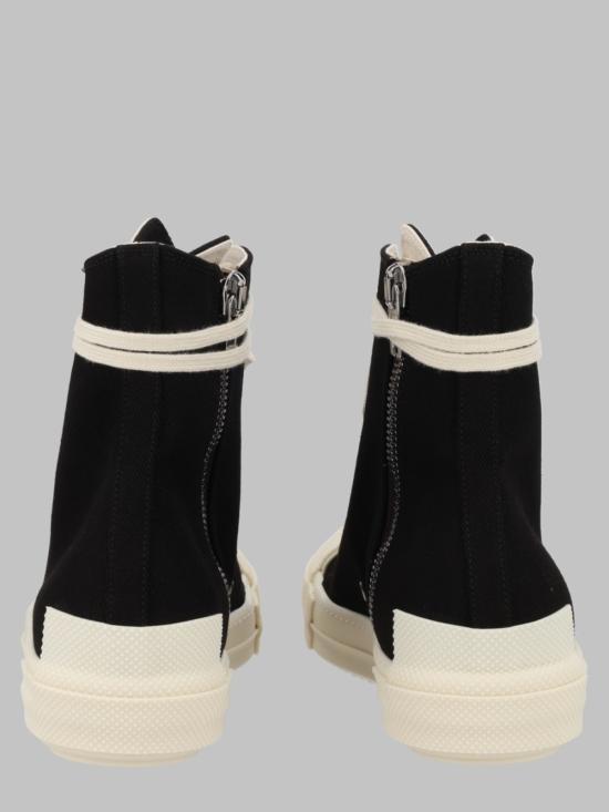 릭 오웬스 스니커즈 다크슈드 하이탑 데님  블랙 - RICK OWENS